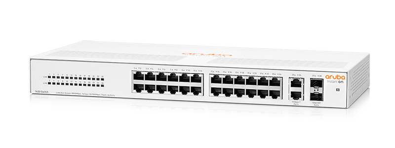 HPE Networking Instant On Switch Series 1430 26G 2SFP Switch (R8R50A)